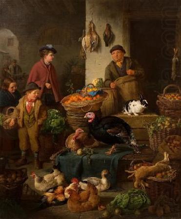 Henry Charles Bryant The Market Stall china oil painting image